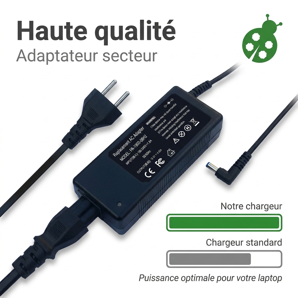 Chargeur ordinateur portable hp  15 ay105nf