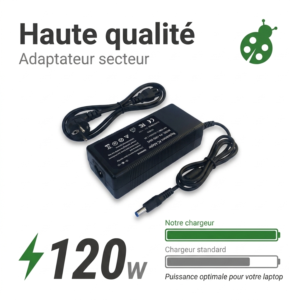 Chargeur ordinateur portable hp  omen 15 ax244nf