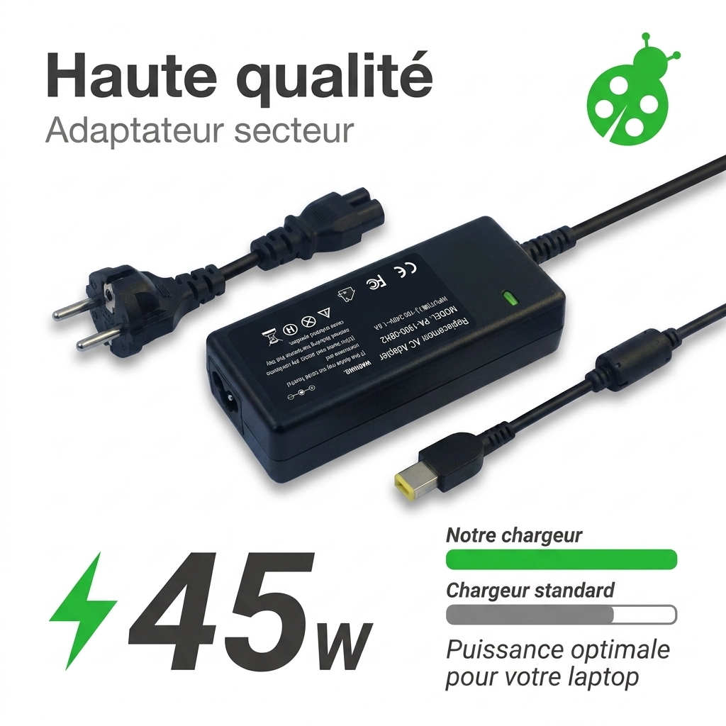 Chargeur ordinateur portable lenovo ideapad 300