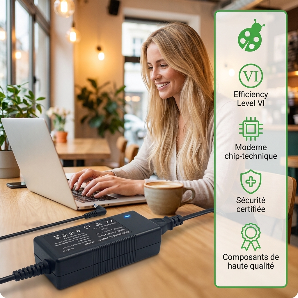 Chargeur ordinateur portable hp  pavilion 17 e199