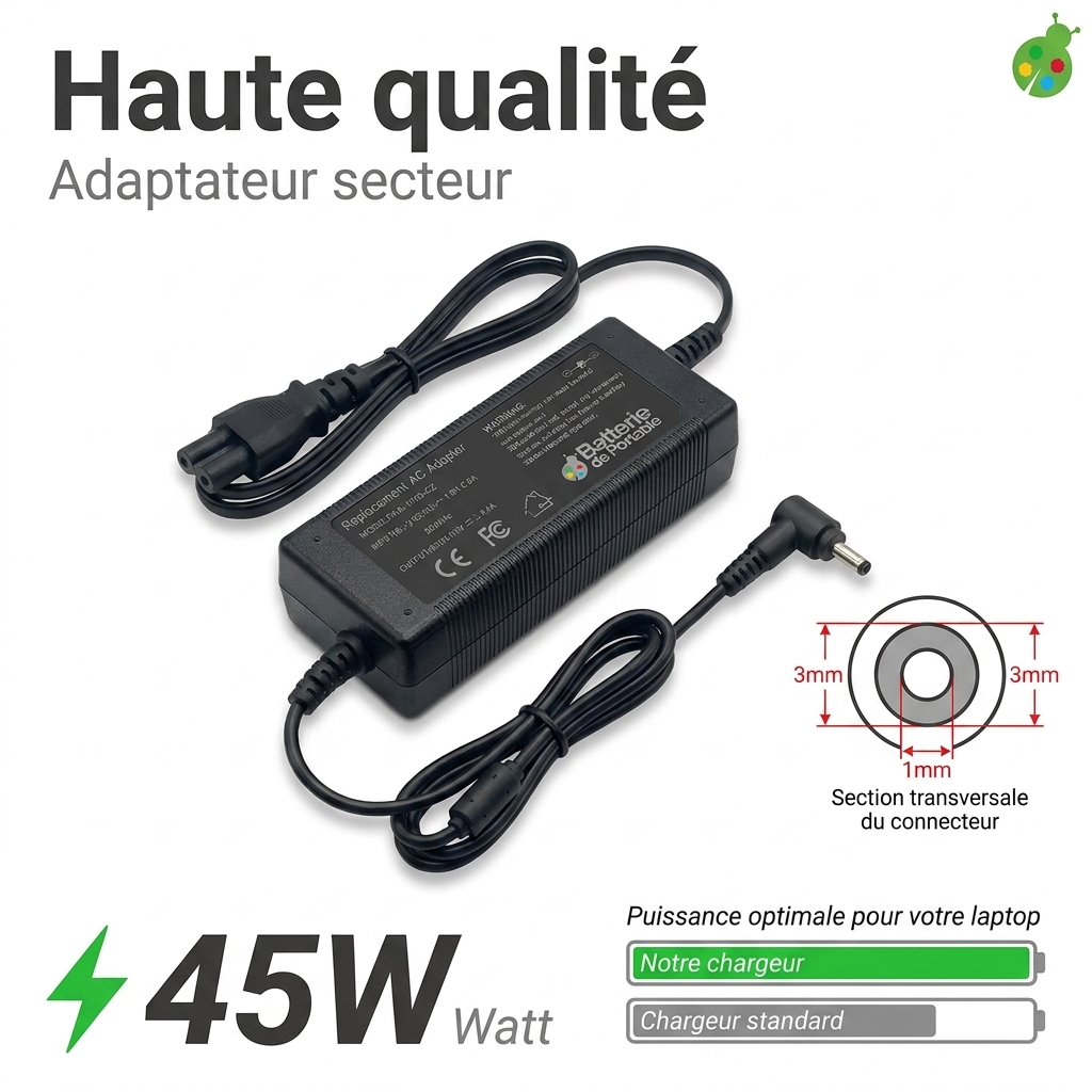 Chargeur ordinateur portable acer swift 1 sf 113 31