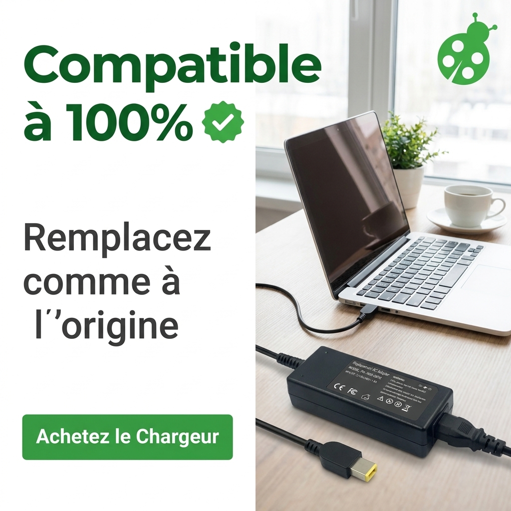 Chargeur ordinateur portable lenovo yoga book
