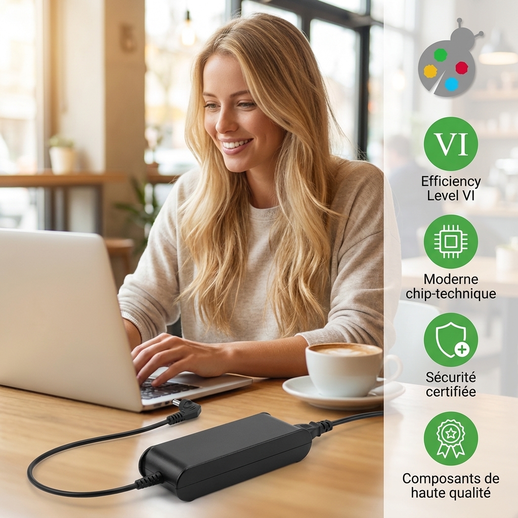 Chargeur ordinateur portable dell latitude e5470