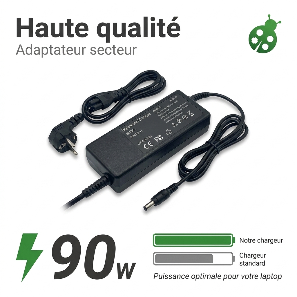 Chargeur ordinateur portable toshiba satellite a100 386