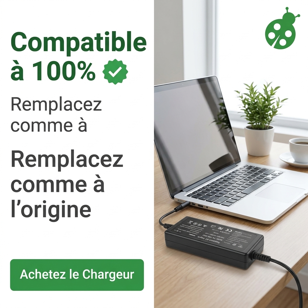 Chargeur ordinateur portable dell inspiron 3558