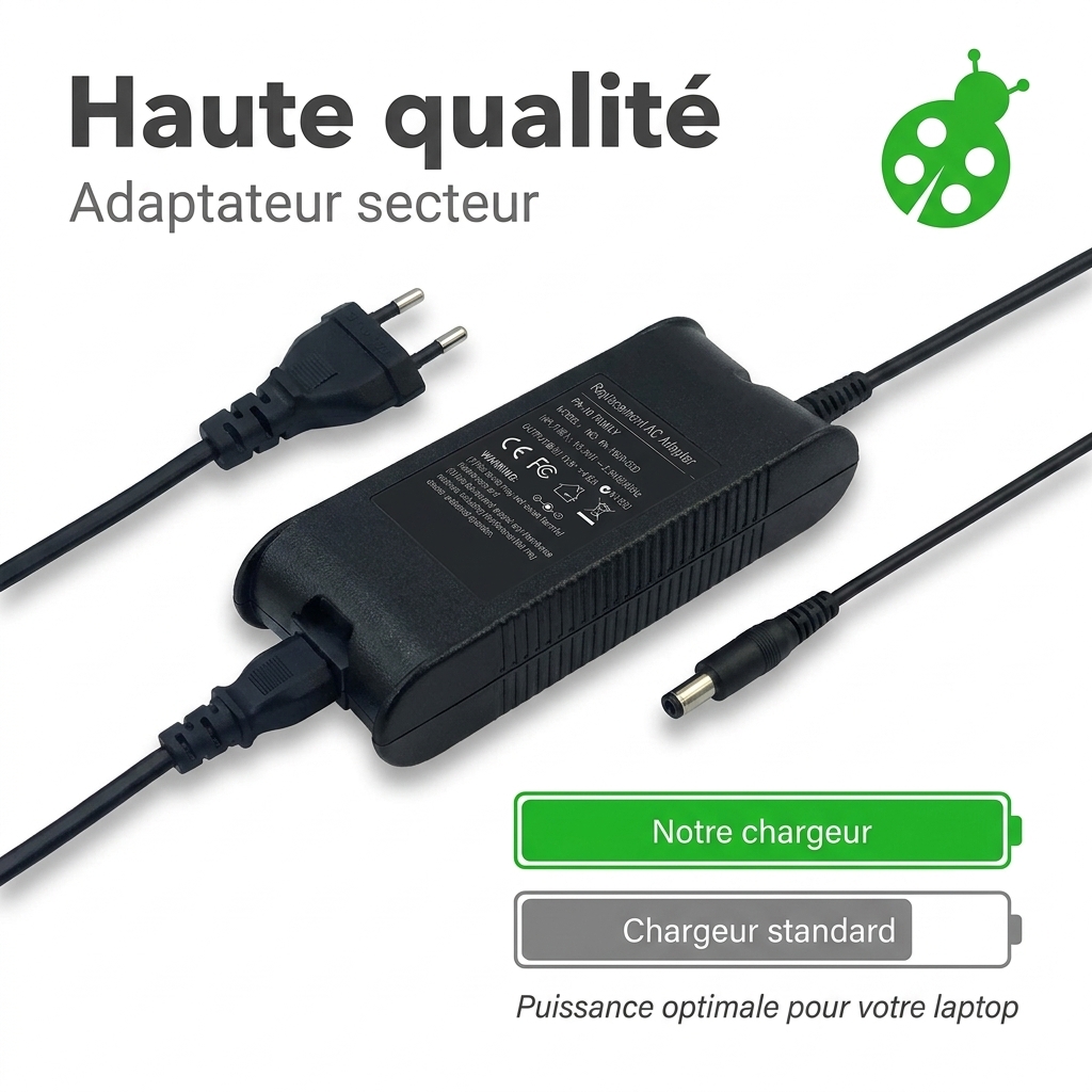 Chargeur ordinateur portable dell latitude 3350