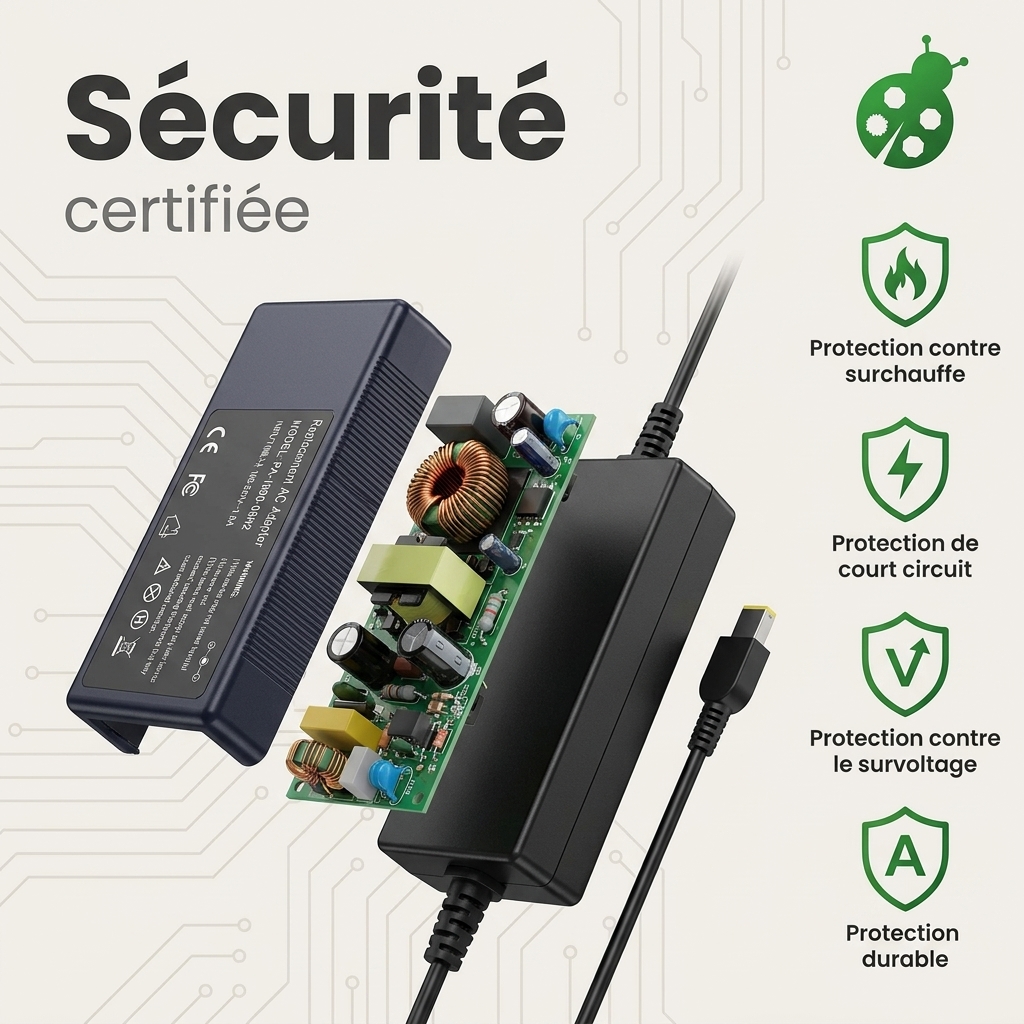 Chargeur ordinateur portable lenovo thinkpad l560