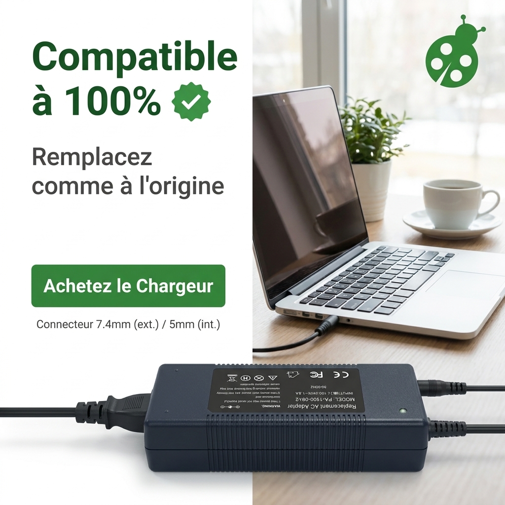 Chargeur ordinateur portable hp  elite 8300 usdt