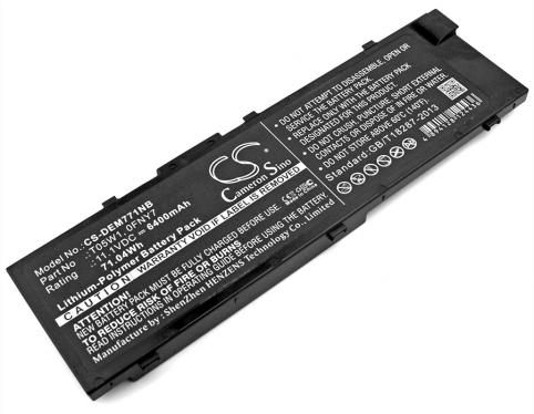 Batterie ordinateur portable dell precision 15 7520