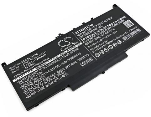 Batterie ordinateur portable dell latitude 14 e7470 7.6 v