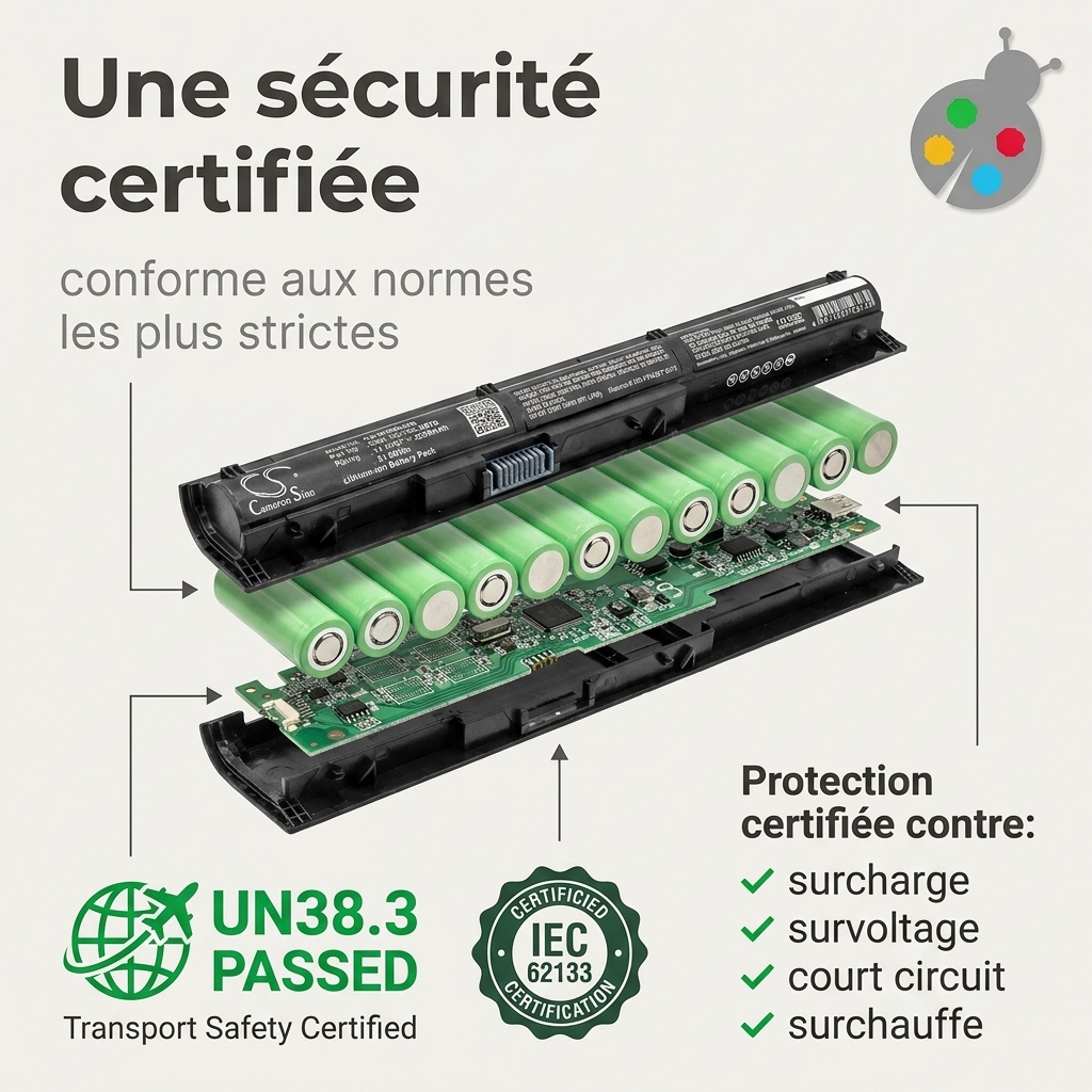 Batterie ordinateur portable hp probook 455 g3