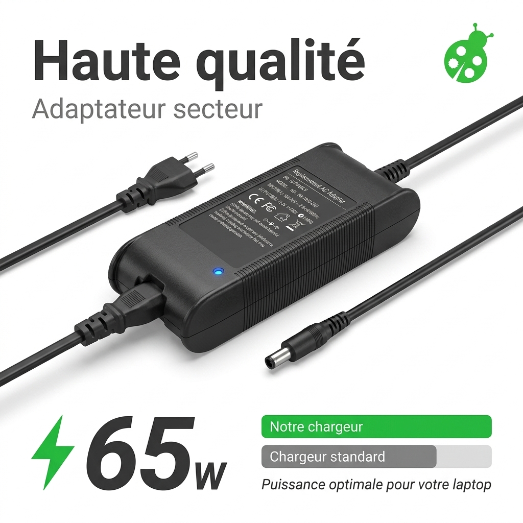 Chargeur ordinateur portable dell latitude e7270