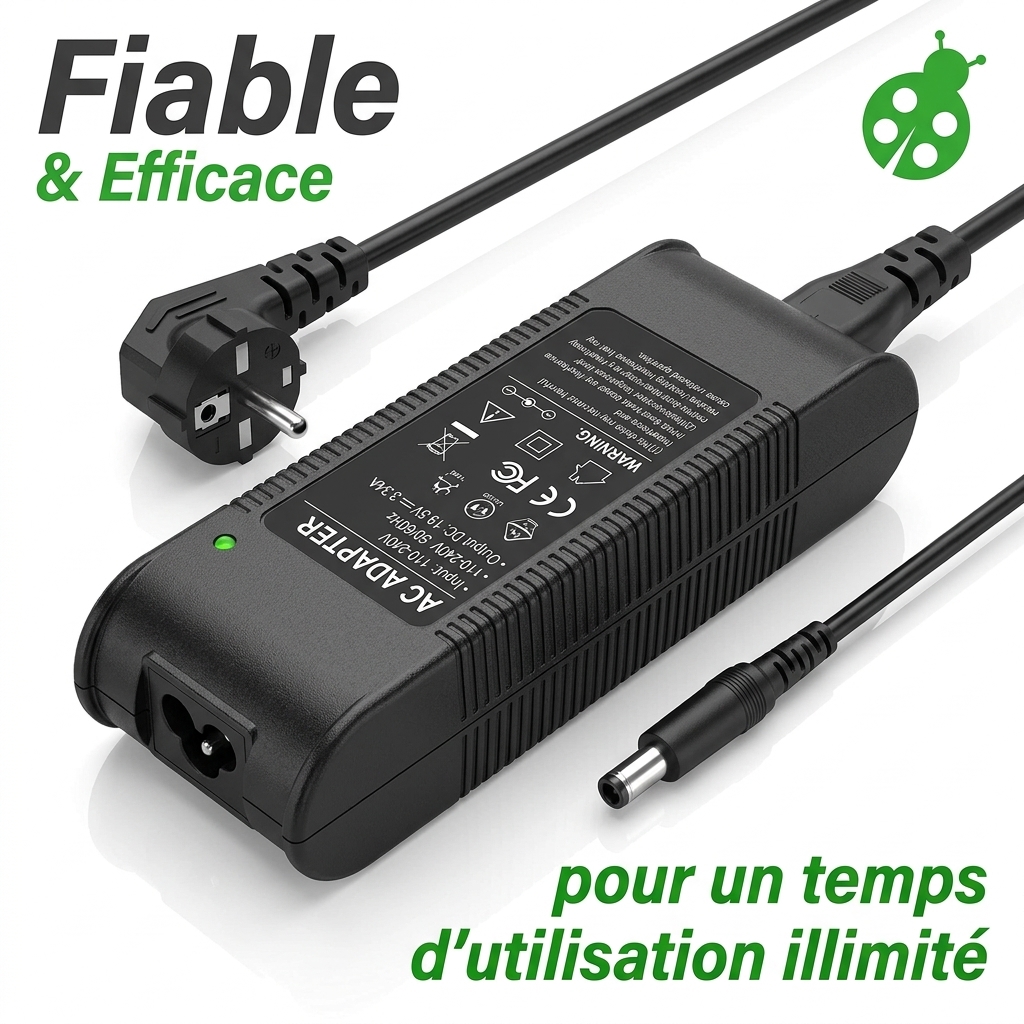 Chargeur ordinateur portable dell latitude 12 e7270