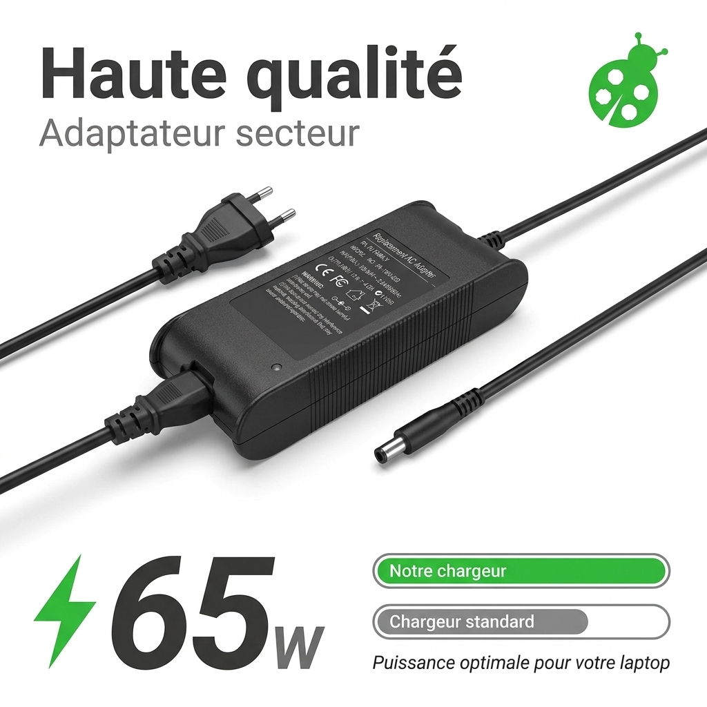 Chargeur ordinateur portable dell latitude 12
