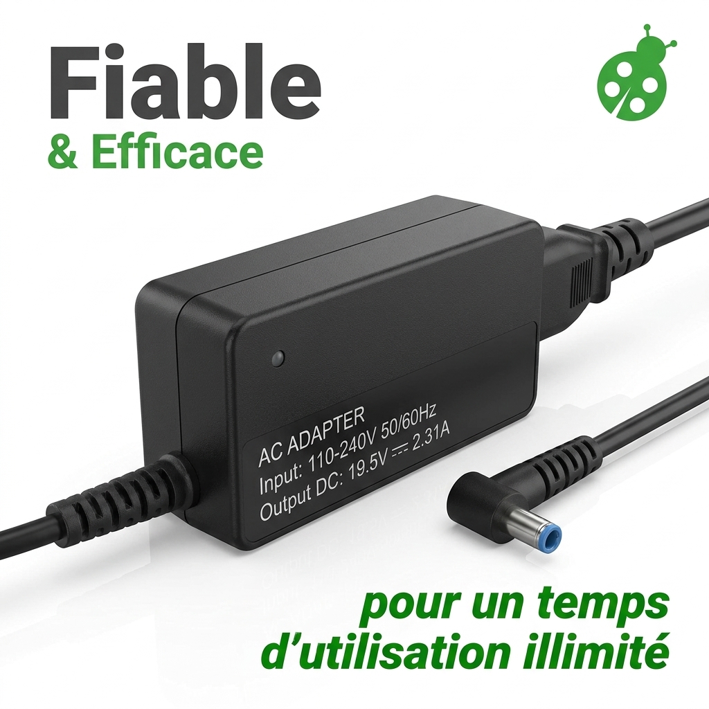 Chargeur ordinateur portable hp  pavilion 17 f177nf