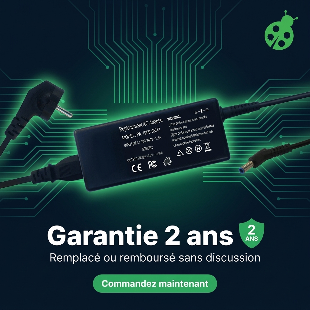 Chargeur ordinateur portable hp  pavilion 17 f177nf
