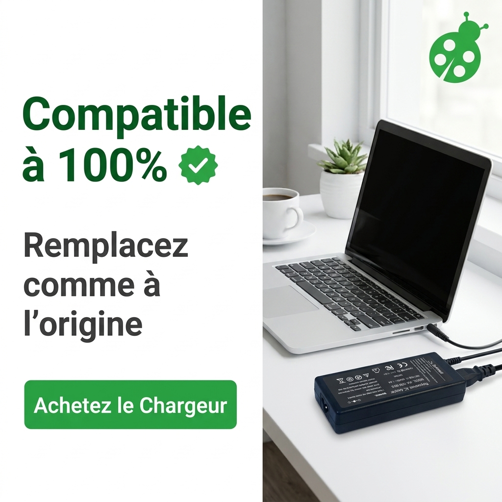 Chargeur ordinateur portable hp  pavilion 17 f177nf
