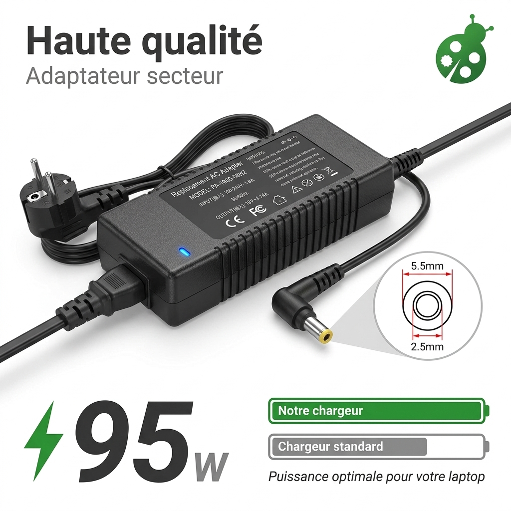 Chargeur ordinateur portable acer aspire 5750z