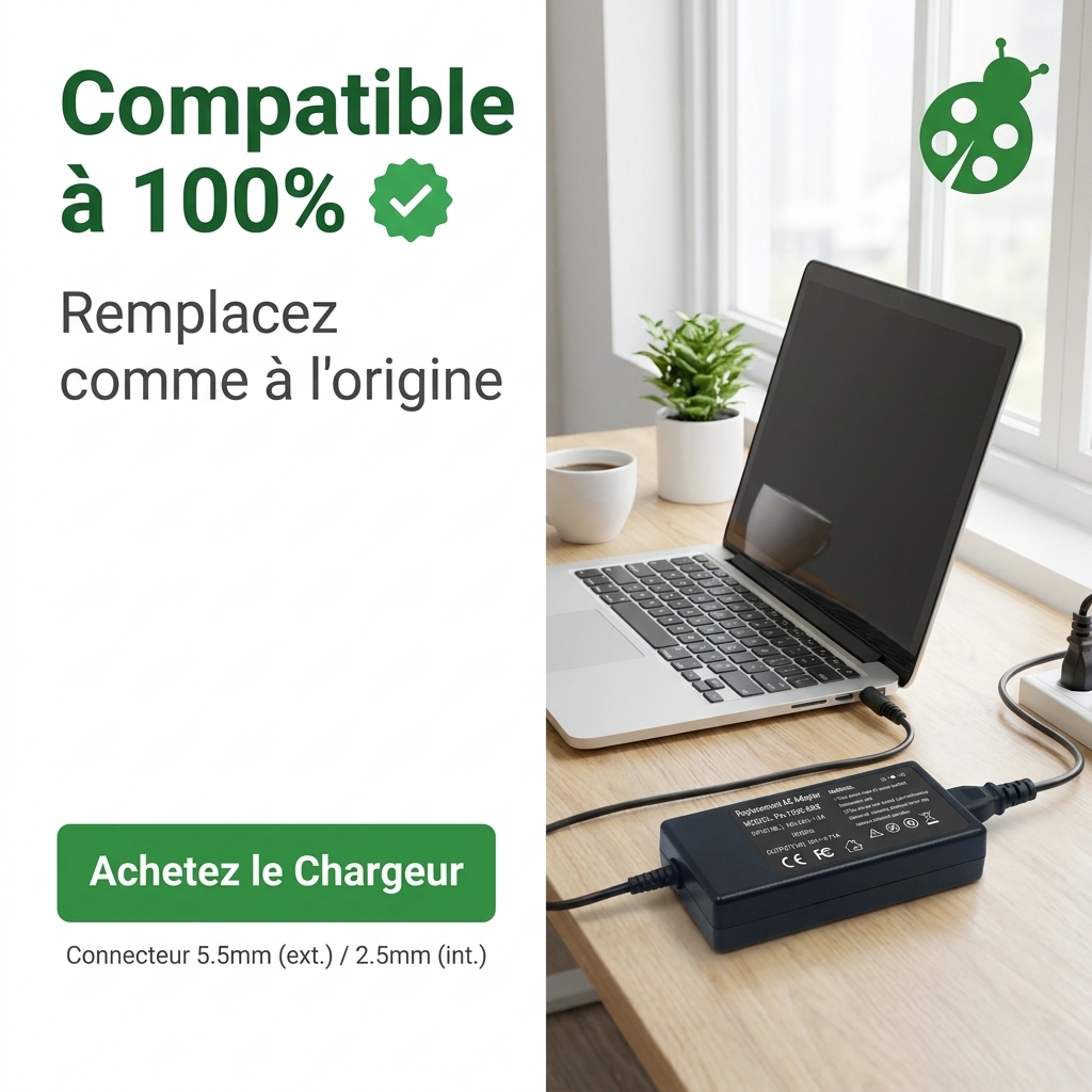 Chargeur ordinateur portable acer aspire 5750z