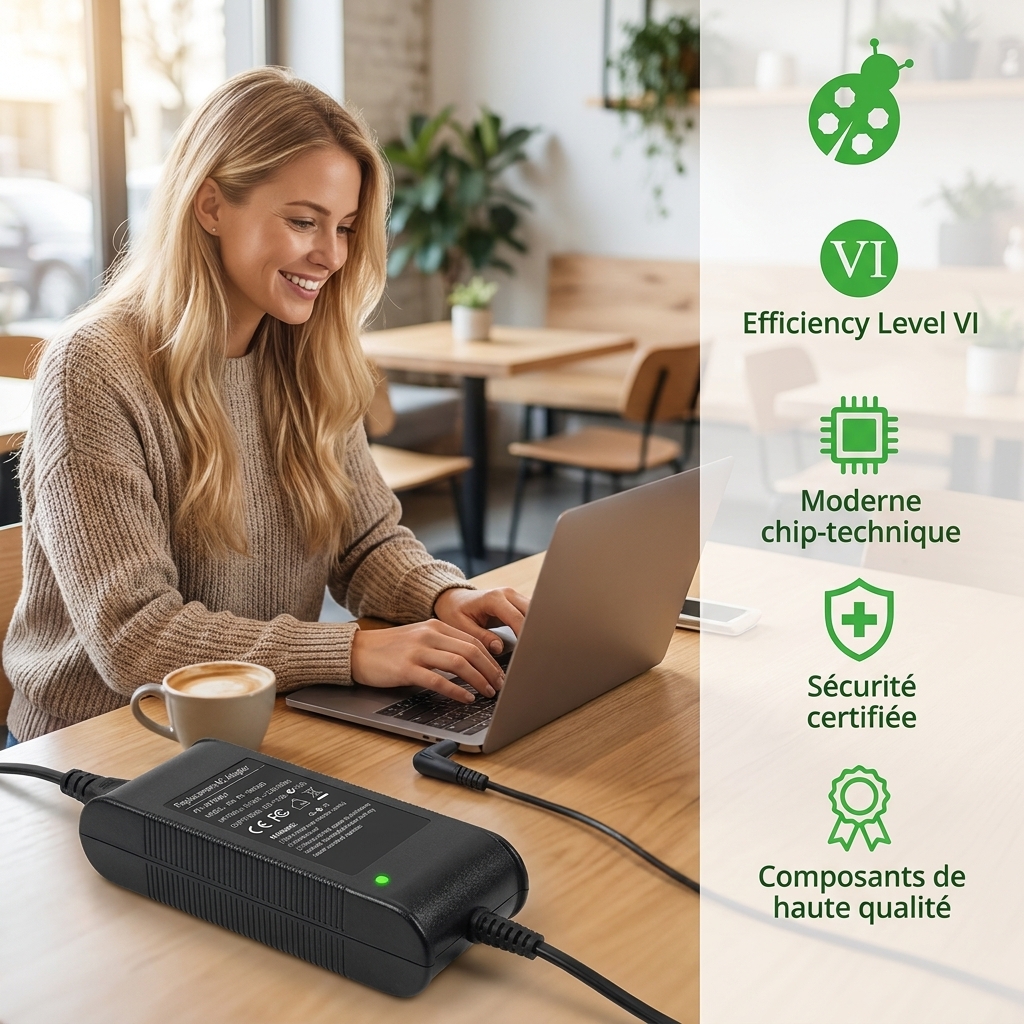 Chargeur ordinateur portable dell studio pp39l