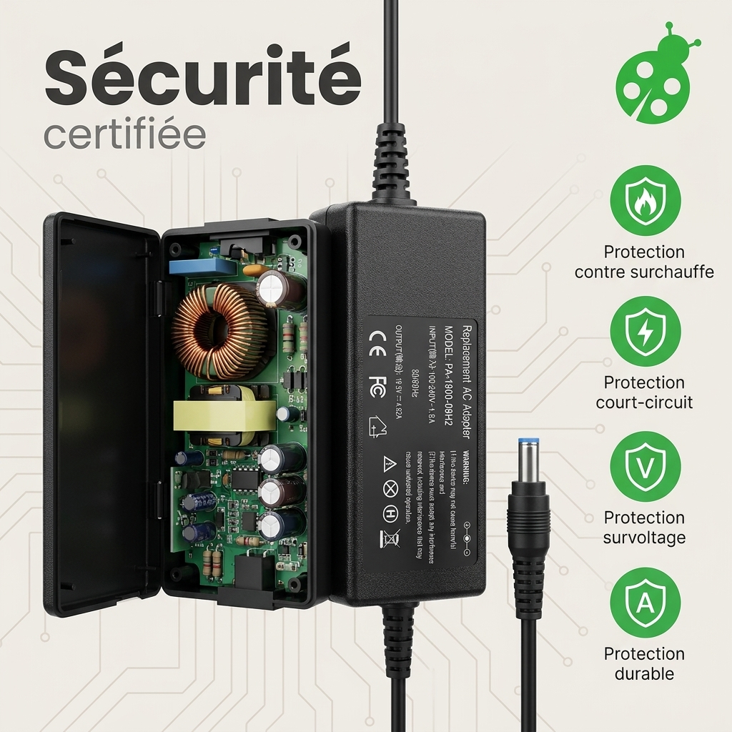 Chargeur ordinateur portable dell vostro 5568