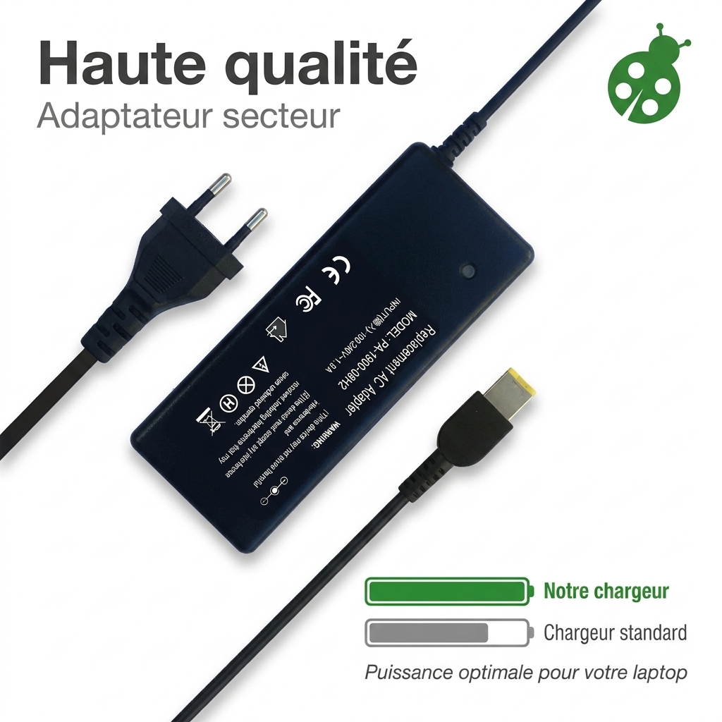 Chargeur ordinateur portable lenovo v110 15isk 80tl
