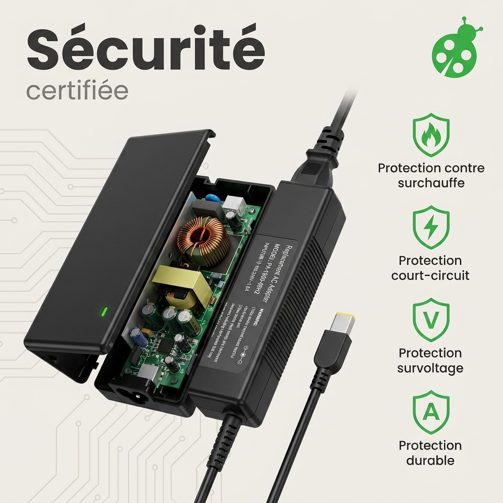 Chargeur ordinateur portable lenovo v110 15isk 80tl