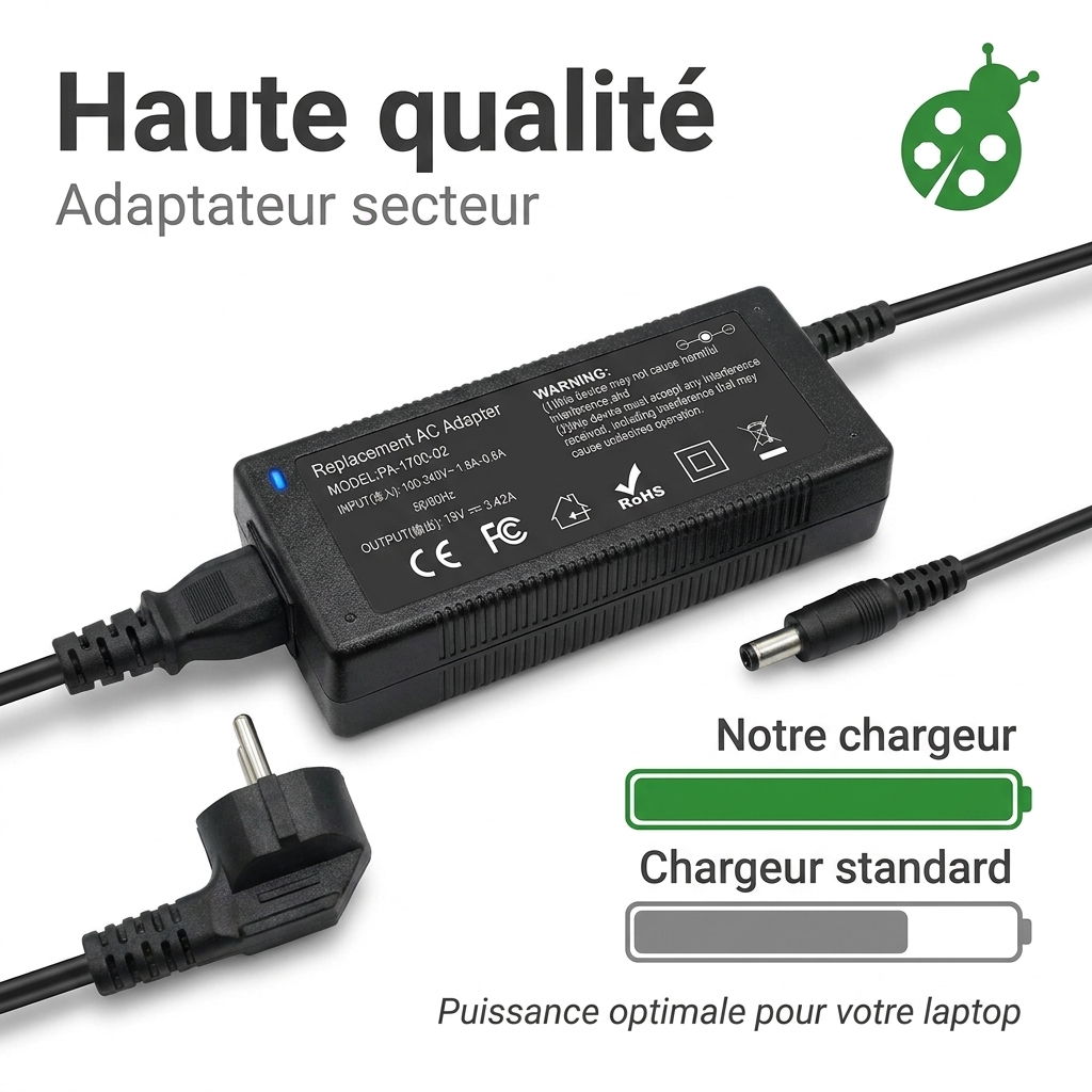 Chargeur ordinateur portable asus r540y