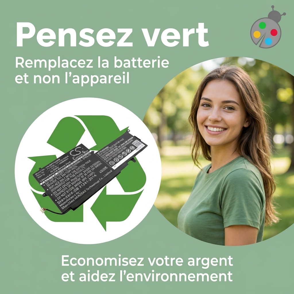 Batterie ordinateur portable hp spectre x360 convertible pc