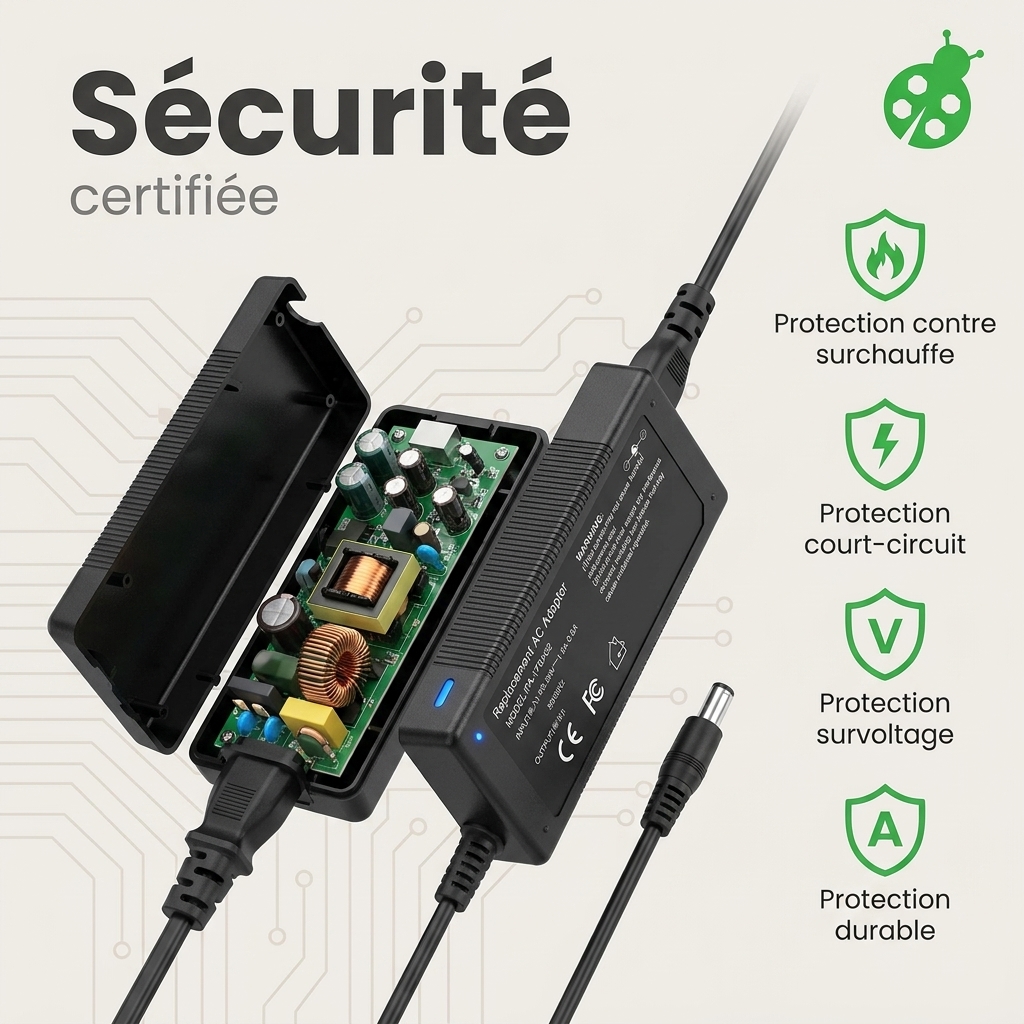 Chargeur ordinateur portable asus r414u