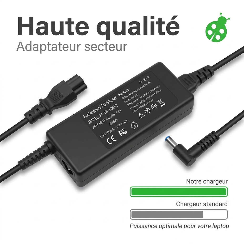 Chargeur ordinateur portable hp  14 am023nf
