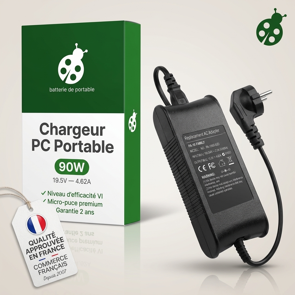 Chargeur ordinateur portable dell inspiron 5720