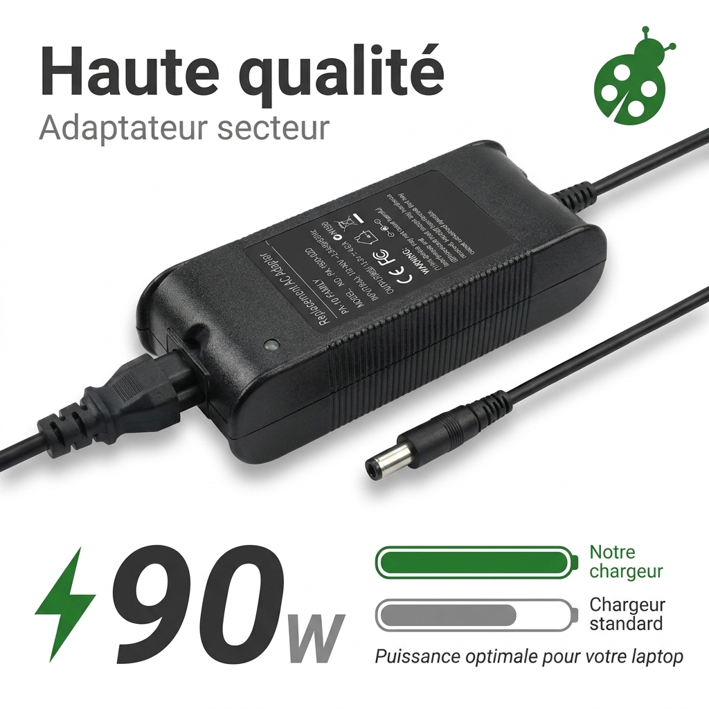 Chargeur ordinateur portable dell inspiron 5720