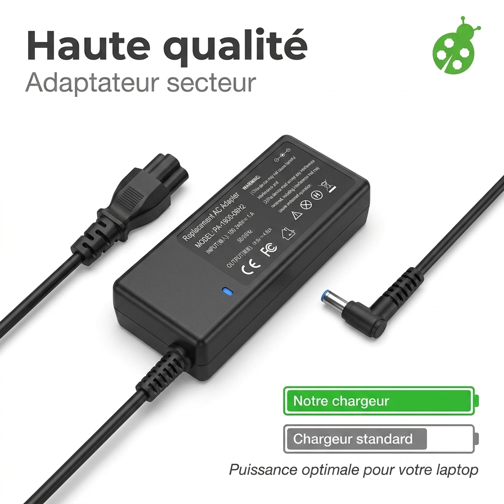 Chargeur ordinateur portable dell vostro 15 serie 3000