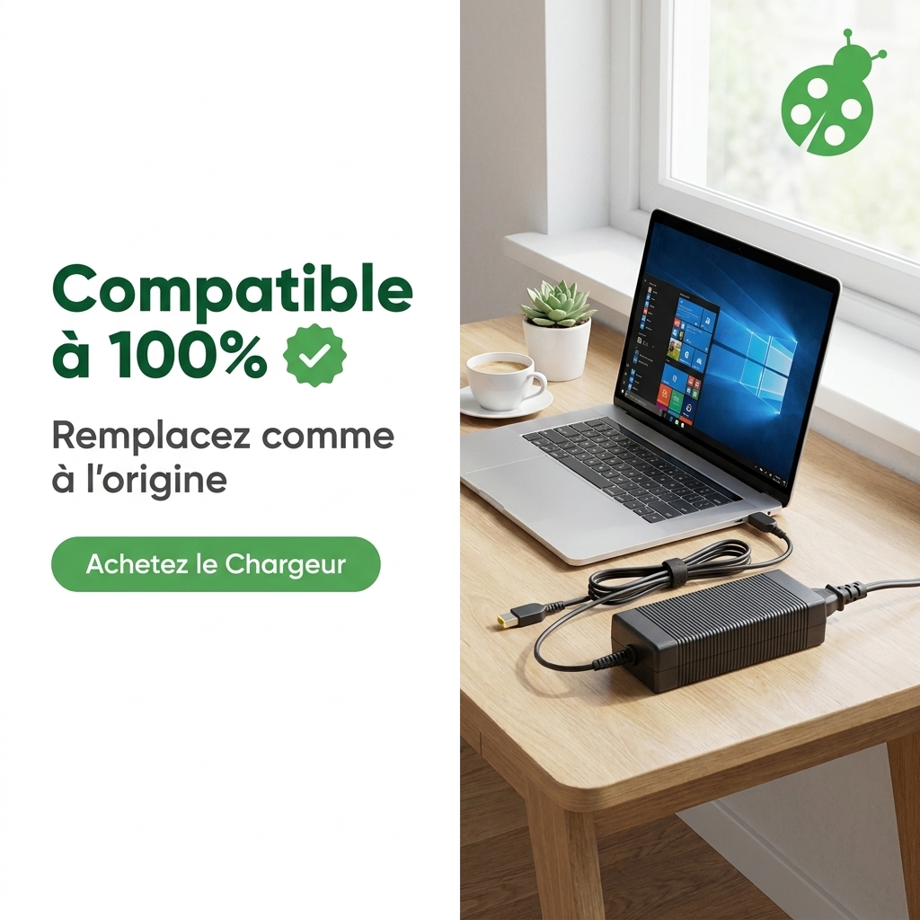 Chargeur ordinateur portable lenovo thinkpad e465