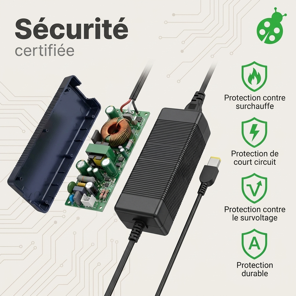 Chargeur ordinateur portable lenovo ideapad 700 15isk