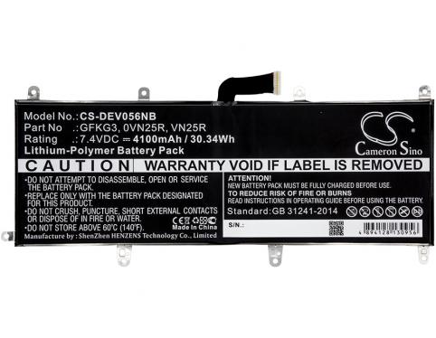 Batterie ordinateur portable dell venue 10 pro 5056