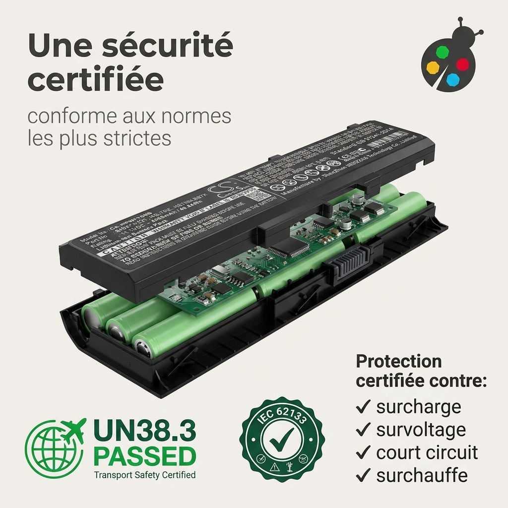 Batterie ordinateur portable hp omen 17 w224nf