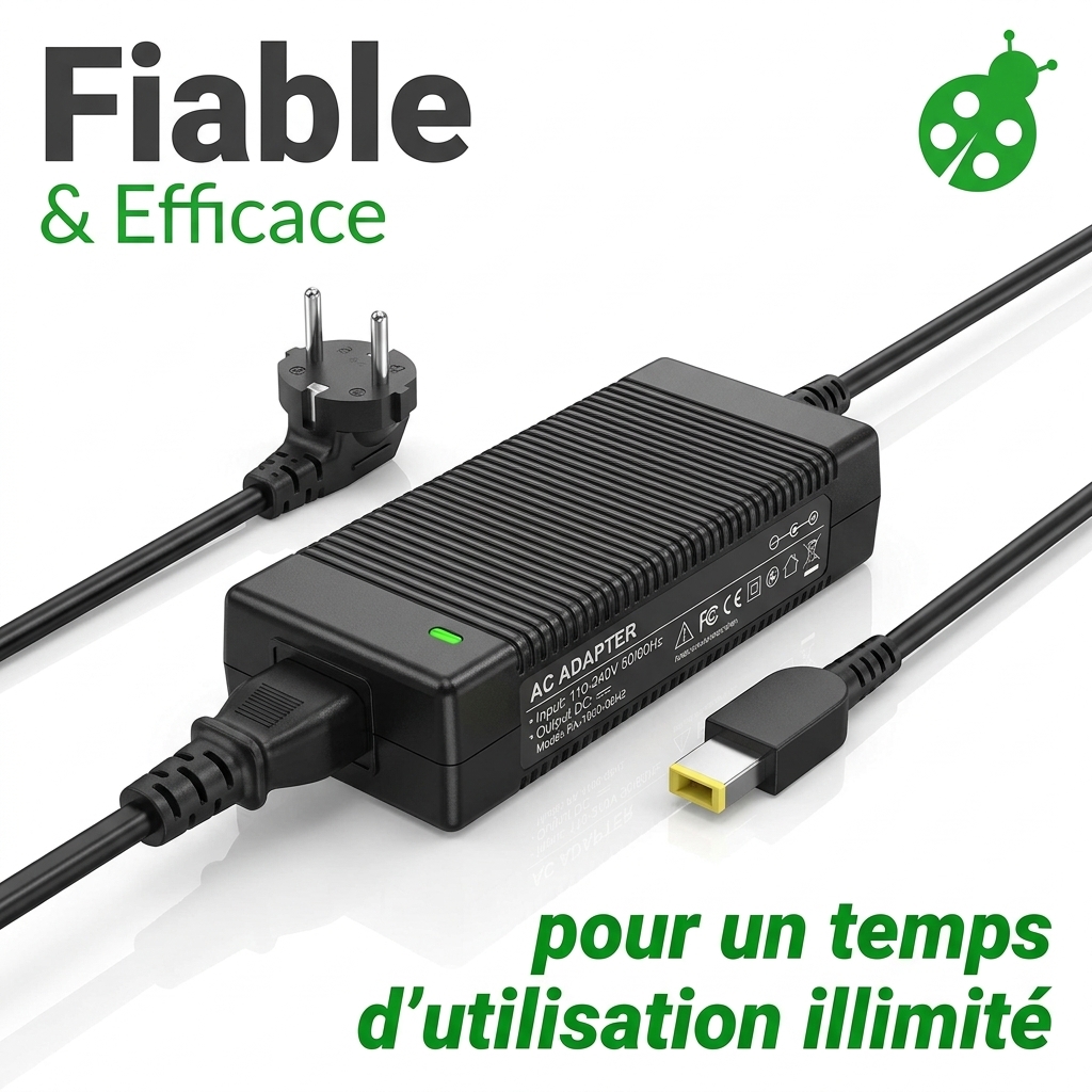 Chargeur ordinateur portable lenovo ideapad 500s 14isk