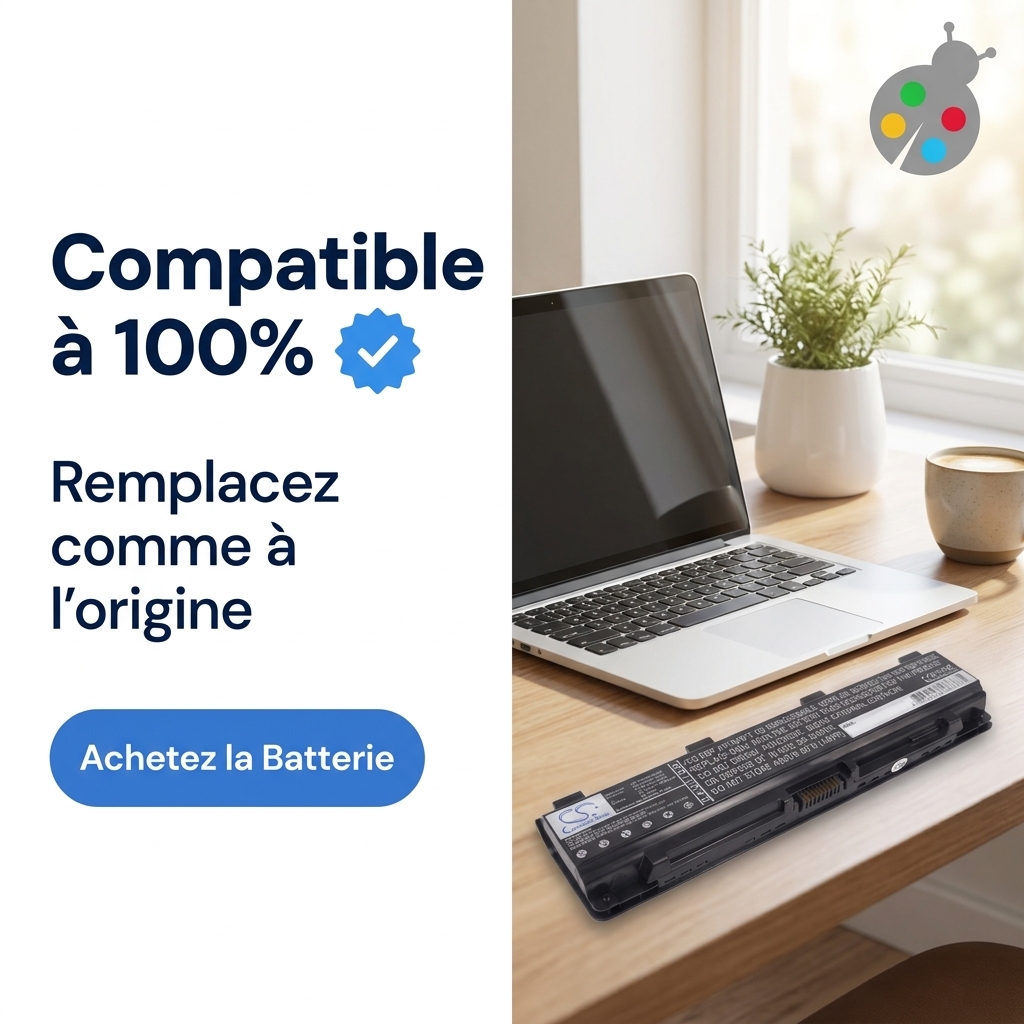 Batterie ordinateur portable toshiba satellite c850 1lj