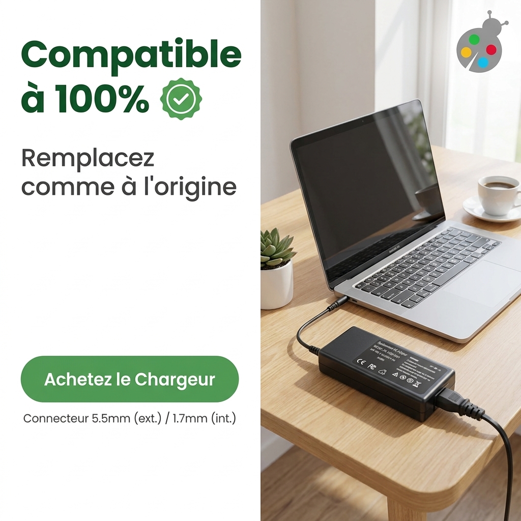 Chargeur ordinateur portable acer predator ph317 52