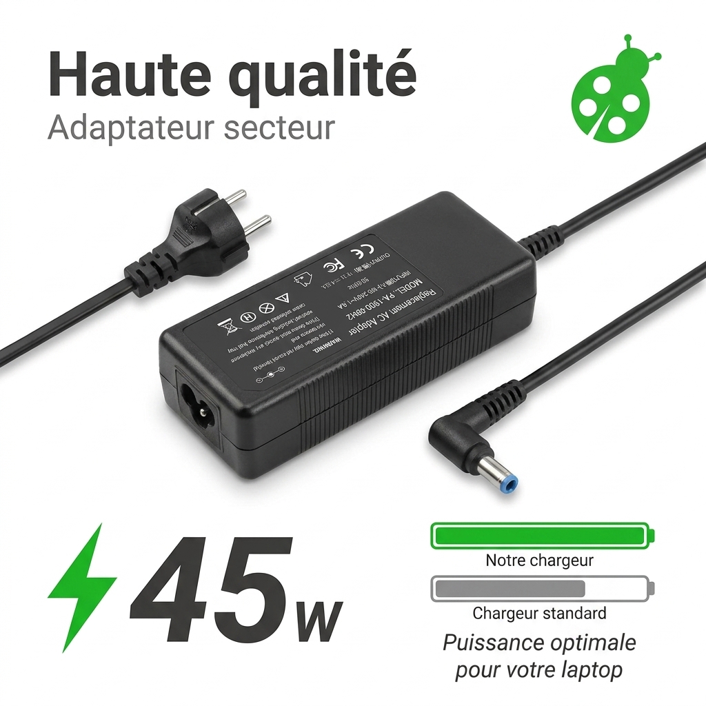 Chargeur ordinateur portable hp  elitebook 1040 g2