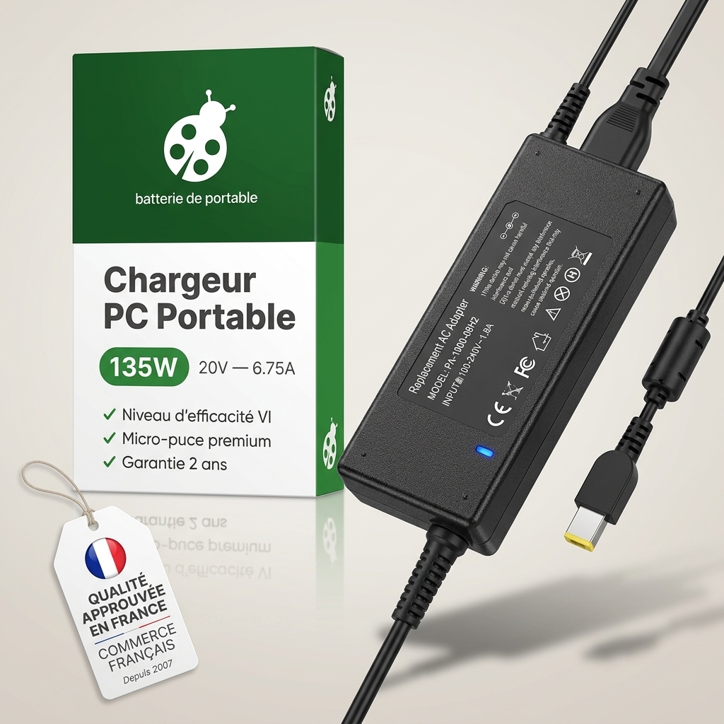 Chargeur ordinateur portable lenovo legion y520 15ikb