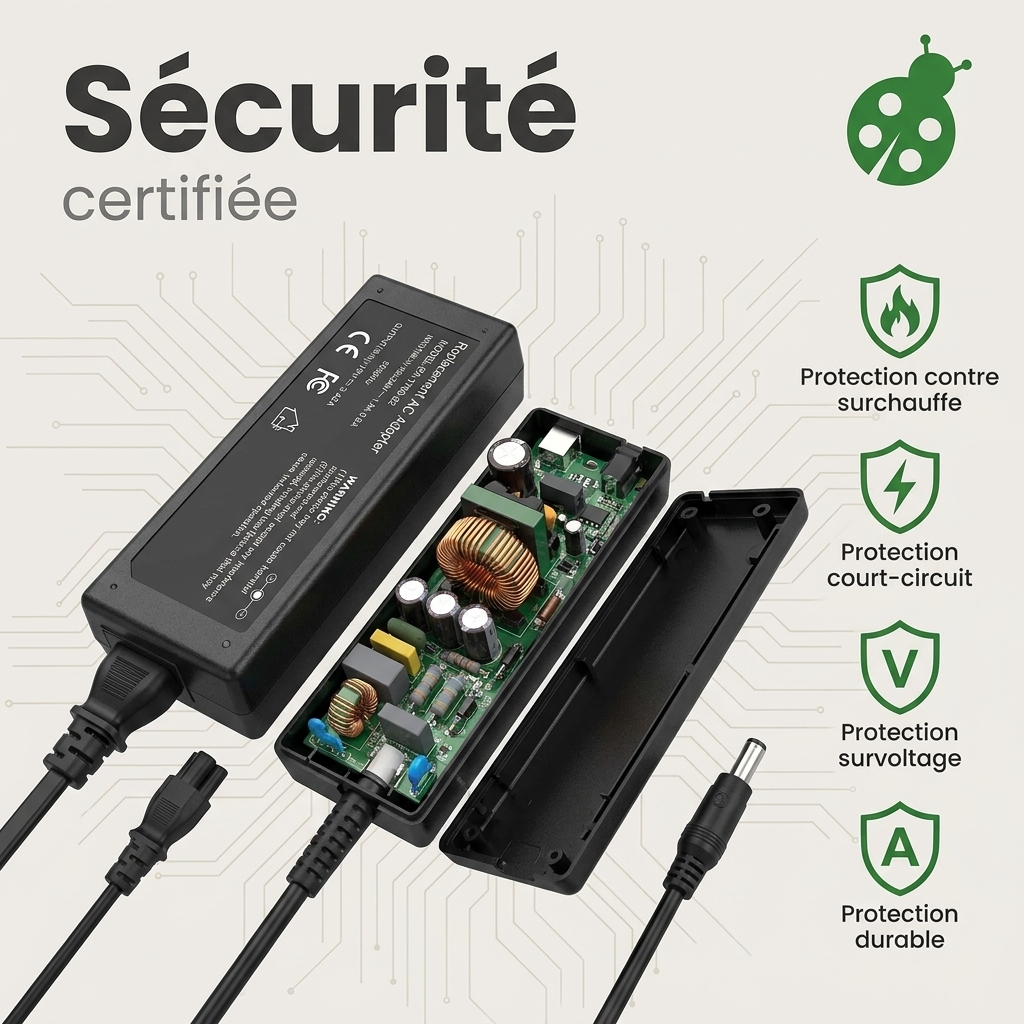Chargeur ordinateur portable asus f402s wx330t