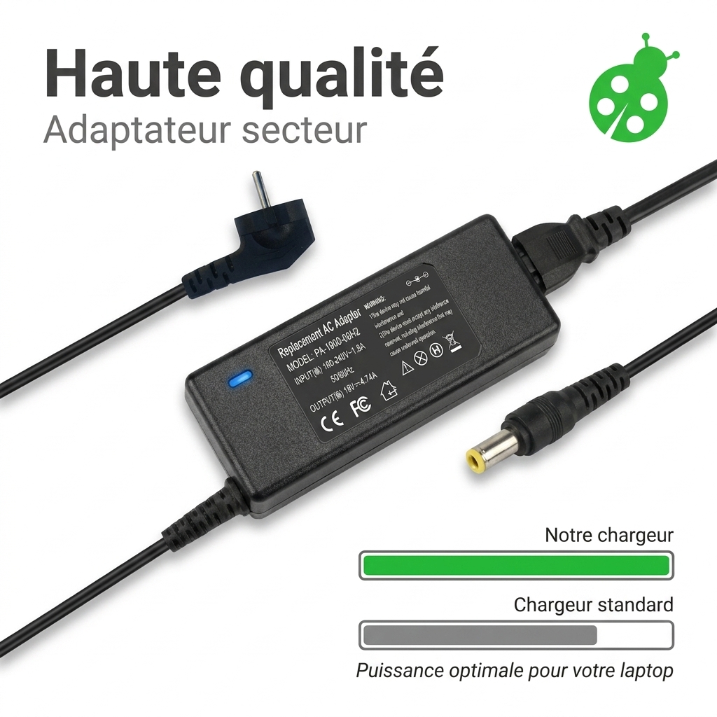 Chargeur ordinateur portable trekstor primebook c13