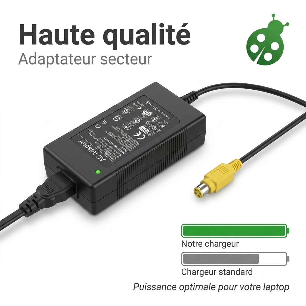 Chargeur ordinateur portable msi gt75vr 7rf 062fr titan pro 4k