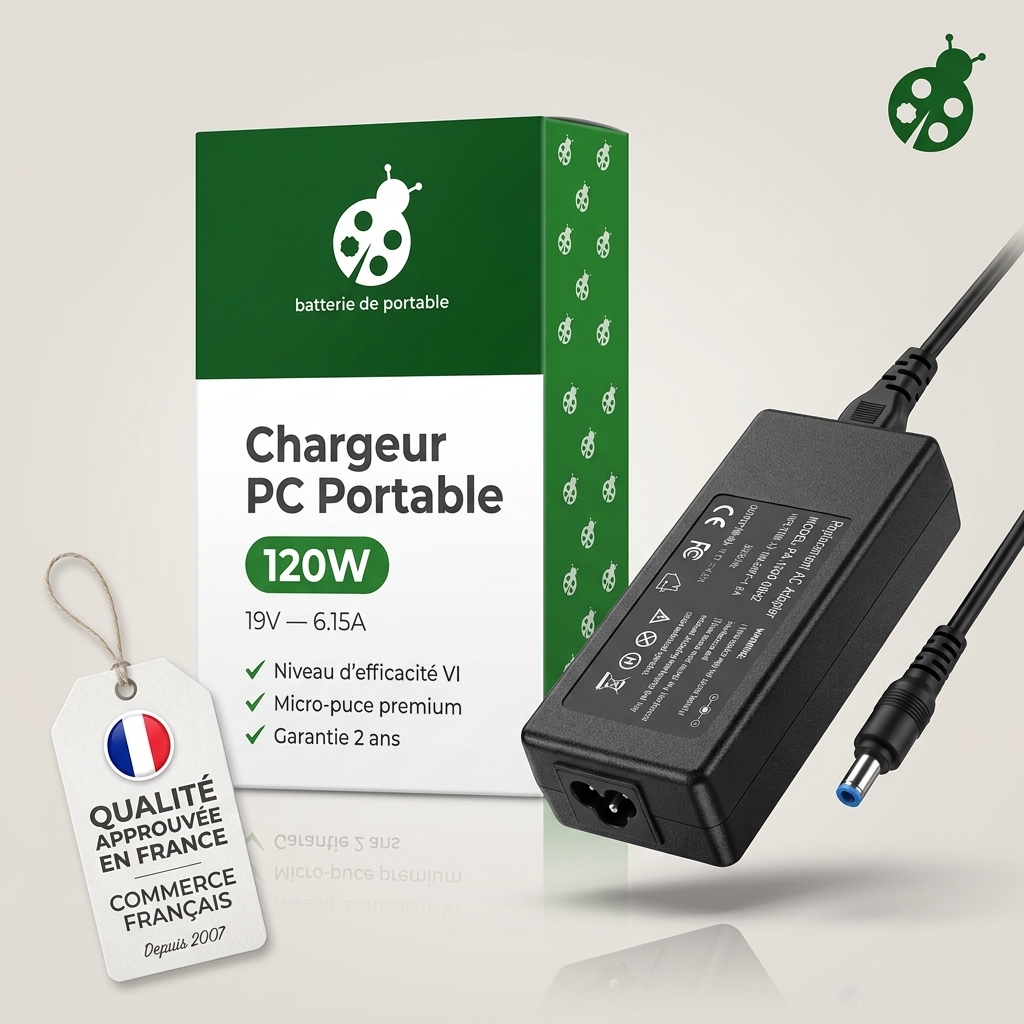 Chargeur ordinateur portable hp  pavilion 17-e000eb