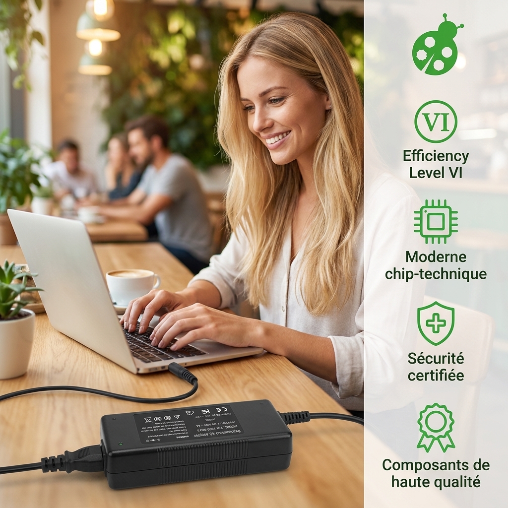 Chargeur ordinateur portable hp  pavilion 17 e000eo