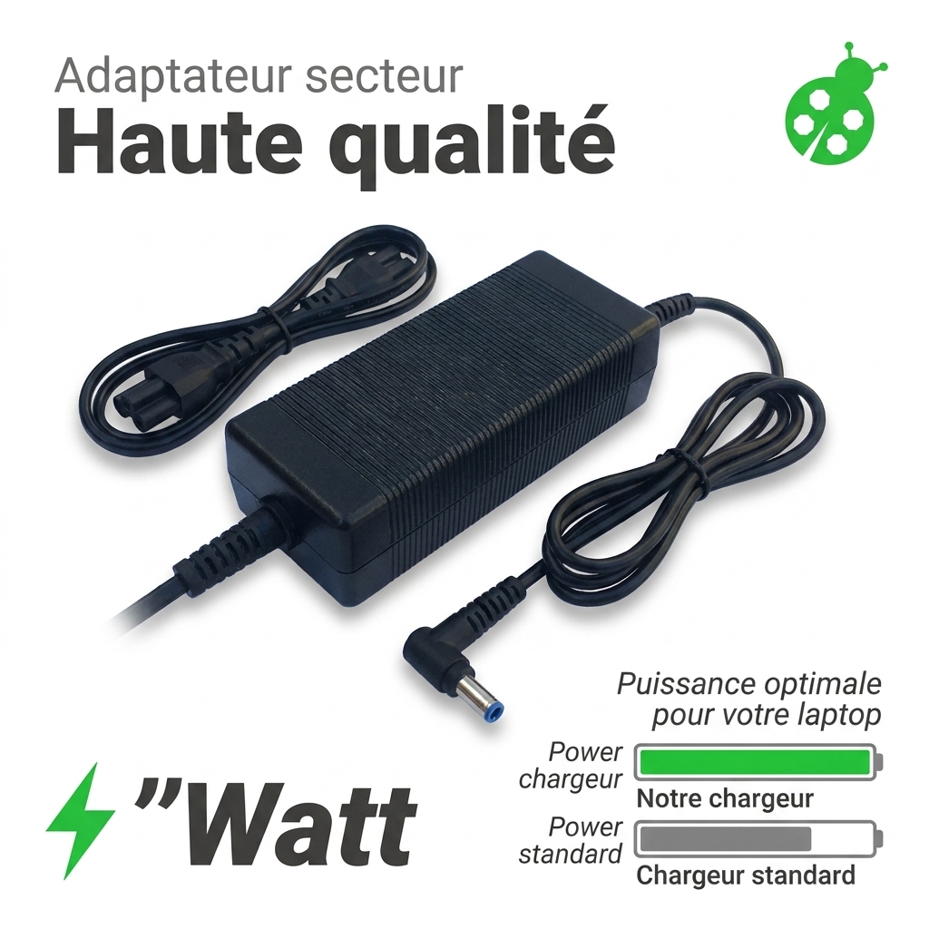 Chargeur ordinateur portable dell inspiron 17 5755