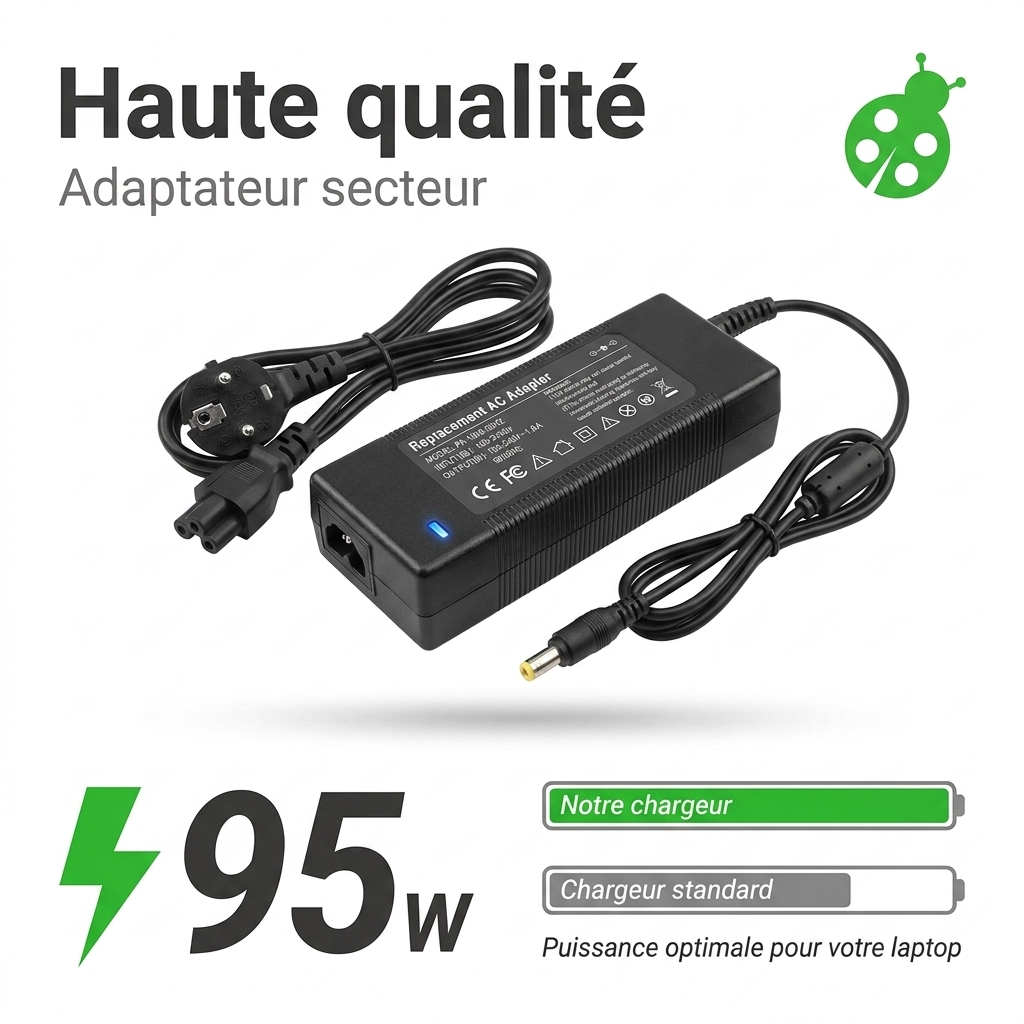 Chargeur ordinateur portable hp  pavilion 10 f100nf
